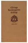 Chicago Kindergarten College, 1903-04 by Chicago Kindergarten College