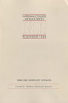 National College of Education Graduate Catalog, 1988-90