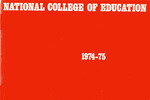 National College of Education Undergraduate Catalog, 1974-75