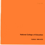 National College of Education Graduate Bulletin, 1969-70