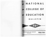 National College of Education Bulletin, 1960-61