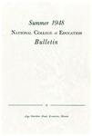 National College of Education Bulletin, Summer 1948