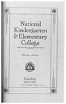 National Kindergarten and Elementary College Bulletin, 1918-19