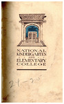 National Kindergarten and Elementary College Catalog, 1924-25