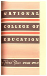National College of Education Bulletin, 1938-39 by National College of Education