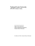 National-Louis University Graduate Catalog, 2004-2005 by National Louis University