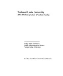 National Louis University Undergraduate and Graduate Catalog, 2005-2006 by National Louis University