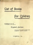 A List of Books For Children by Elizabeth Harrison