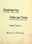 The Story of a Raindrop: Kindergarten Talks and Tales by Elizabeth Harrison